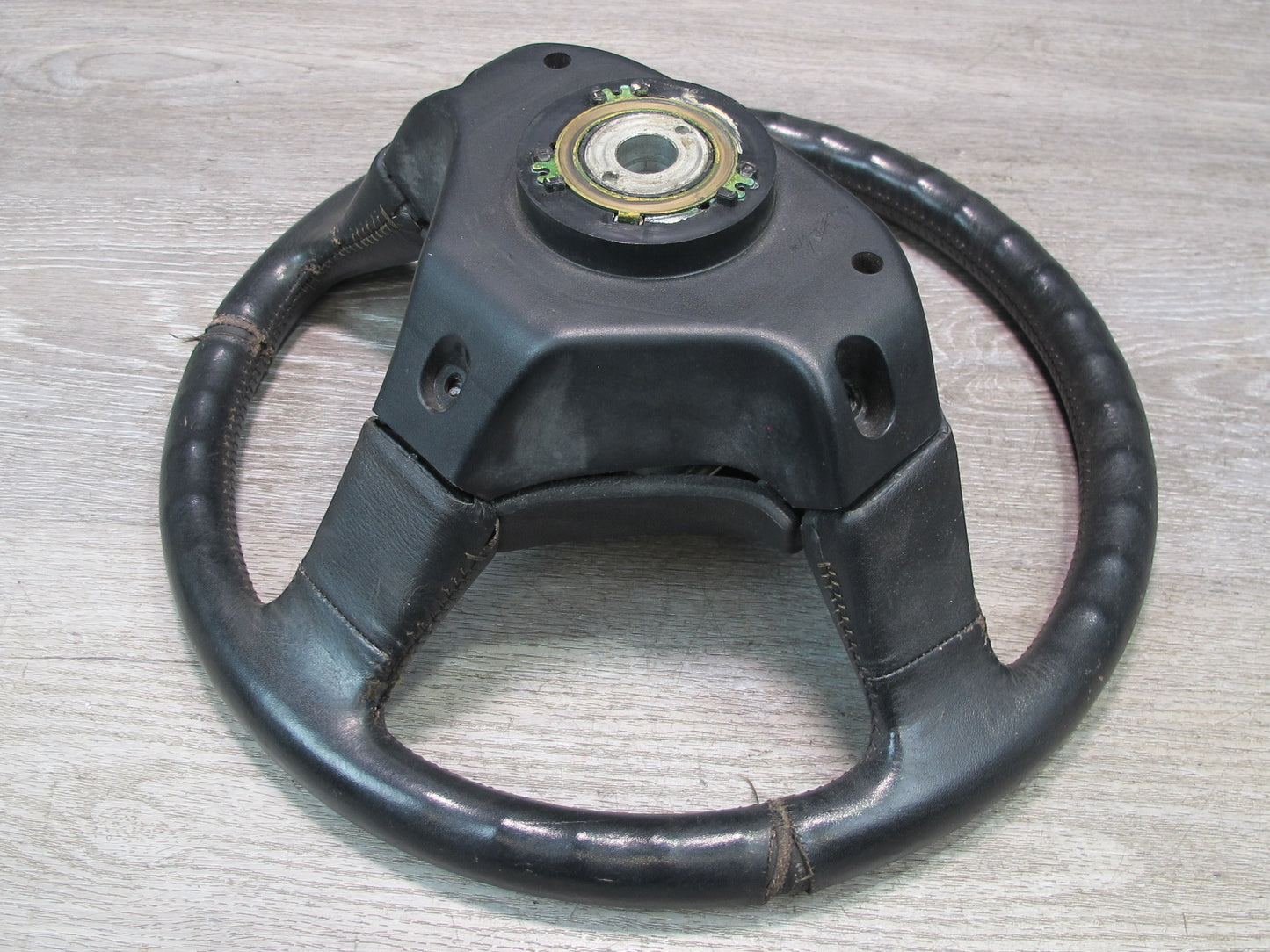 87-89 Toyota MR2 AW15 Leather Steering w Horn Black Assembly OEM