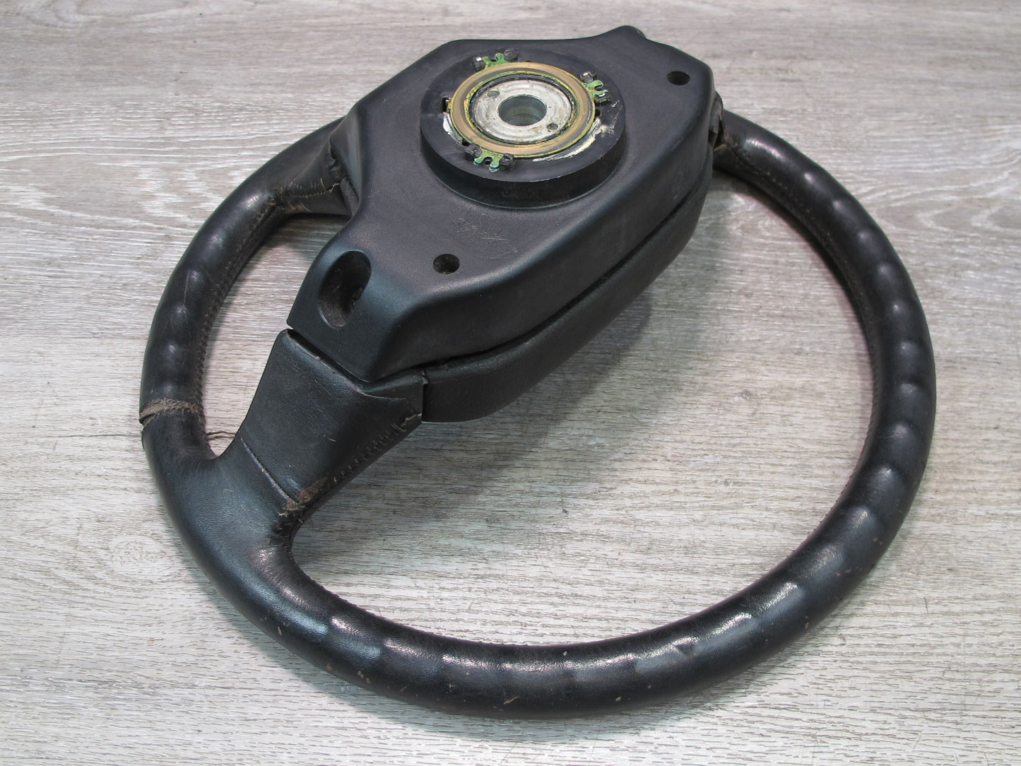 87-89 Toyota MR2 AW15 Leather Steering w Horn Black Assembly OEM