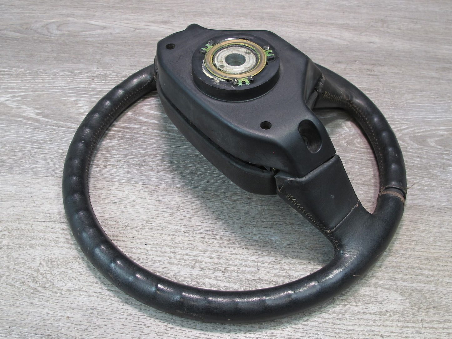87-89 Toyota MR2 AW15 Leather Steering w Horn Black Assembly OEM