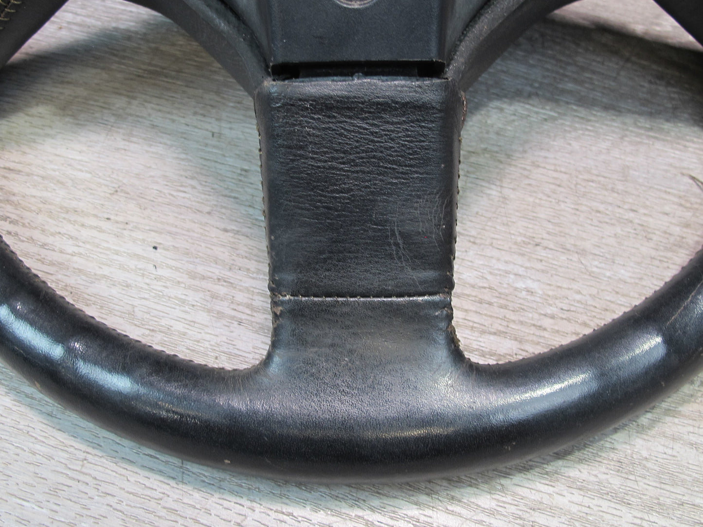 87-89 Toyota MR2 AW15 Leather Steering w Horn Black Assembly OEM