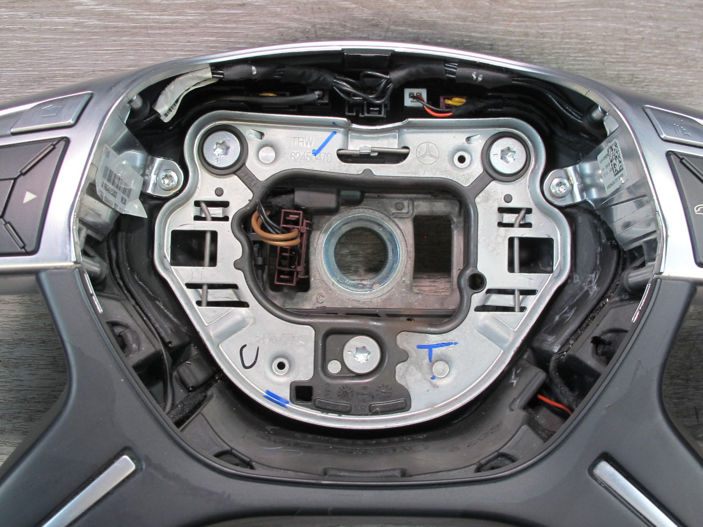 12-15 Mercedes X166 W166 GL ML Leather Heated Steering w Controls & Paddles OEM