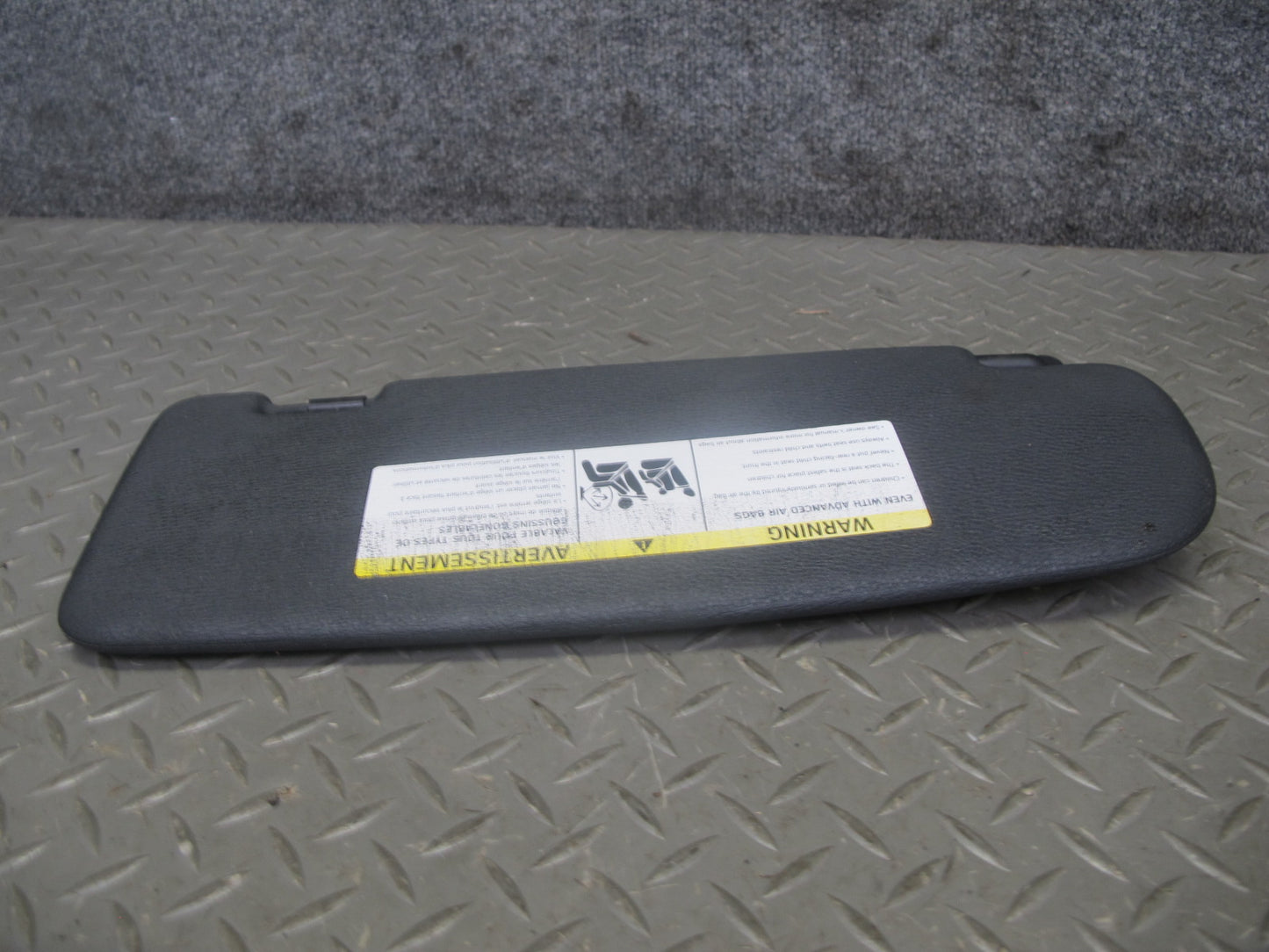 2008-2014 BMW E71 E72 X6 Front Left & Right Sun Visor Black Set of 2