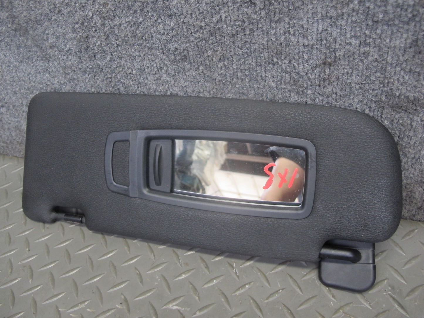 2008-2014 BMW E71 E72 X6 Front Left & Right Sun Visor Black Set of 2