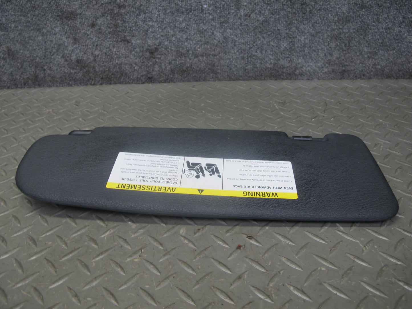 2008-2014 BMW E71 E72 X6 Front Left & Right Sun Visor Black Set of 2