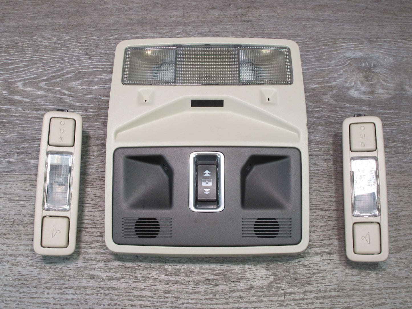 2012-2019 Range Rover Evoque L538 Overhead Console Dome Reading Light Lamp Set