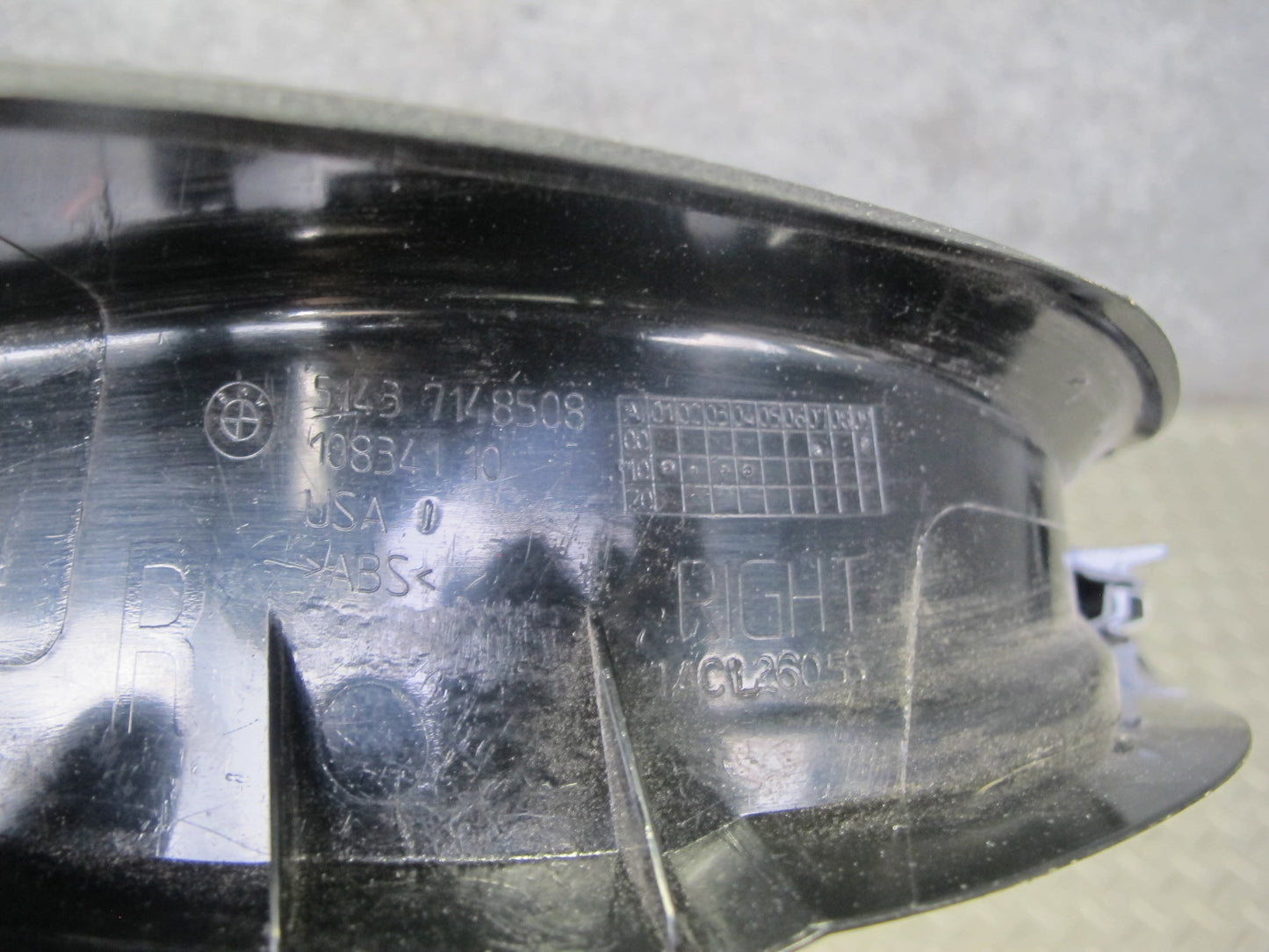 2008-2014 BMW E71 E72 X6 Front Left & Right Kick Trim Cover Panel Set of 2