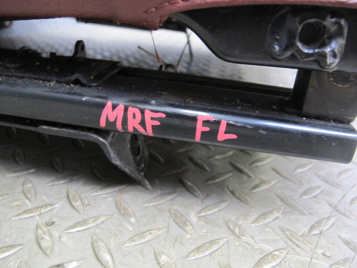 86-88 Mazda RX7 FC3S Coupe Set of 2 Front Left & Right Leather Seat RED OEM