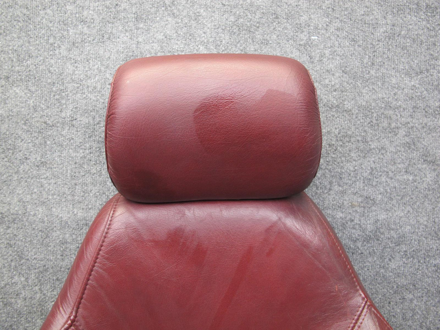 86-88 Mazda RX7 FC3S Coupe Set of 2 Front Left & Right Leather Seat RED OEM