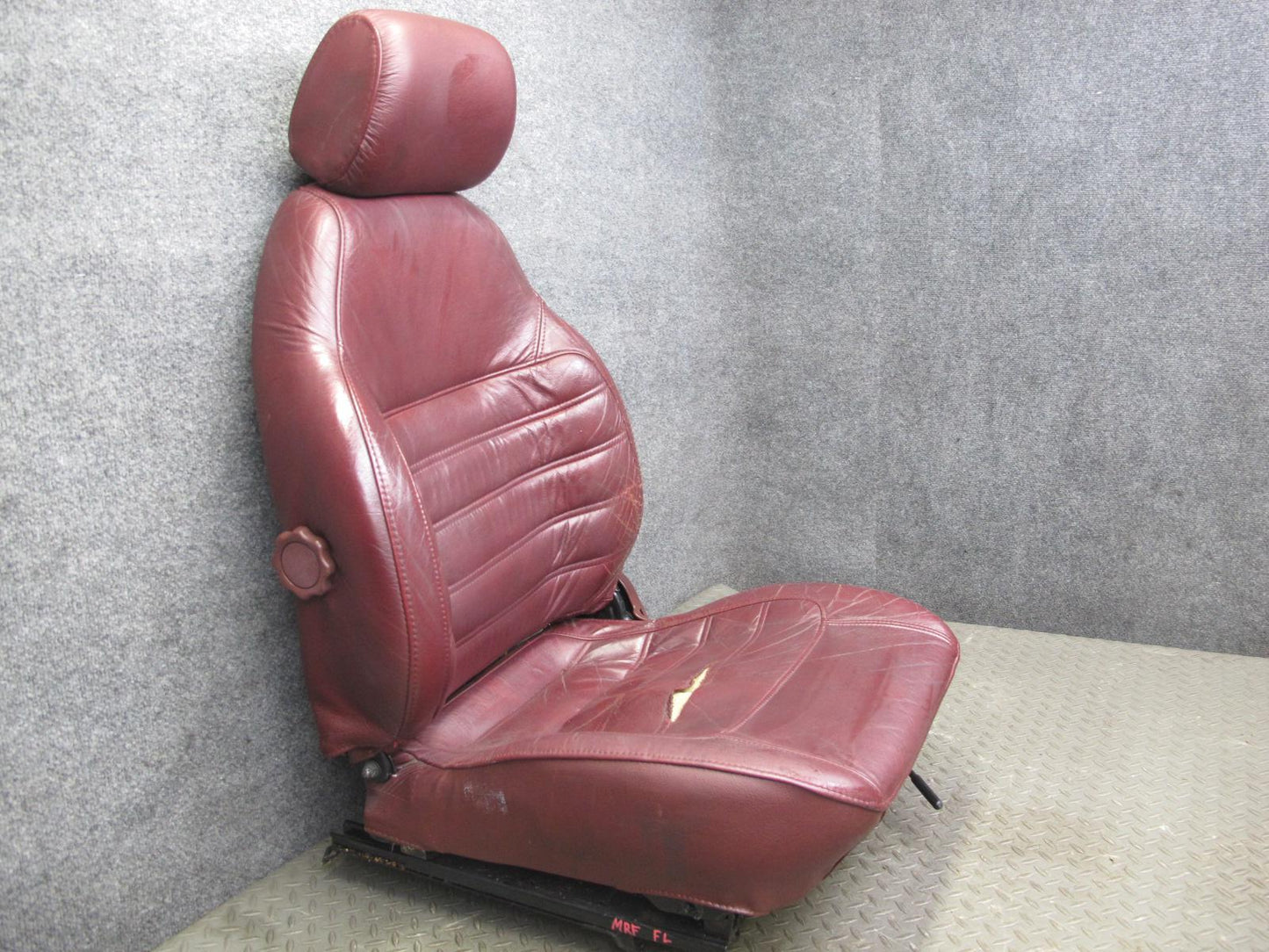 86-88 Mazda RX7 FC3S Coupe Set of 2 Front Left & Right Leather Seat RED OEM