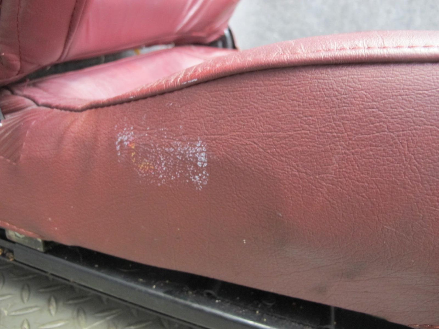 86-88 Mazda RX7 FC3S Coupe Set of 2 Front Left & Right Leather Seat RED OEM