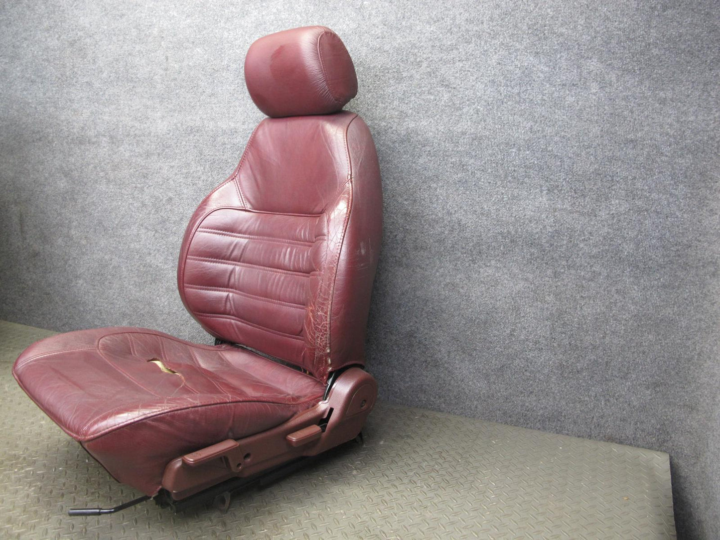86-88 Mazda RX7 FC3S Coupe Set of 2 Front Left & Right Leather Seat RED OEM