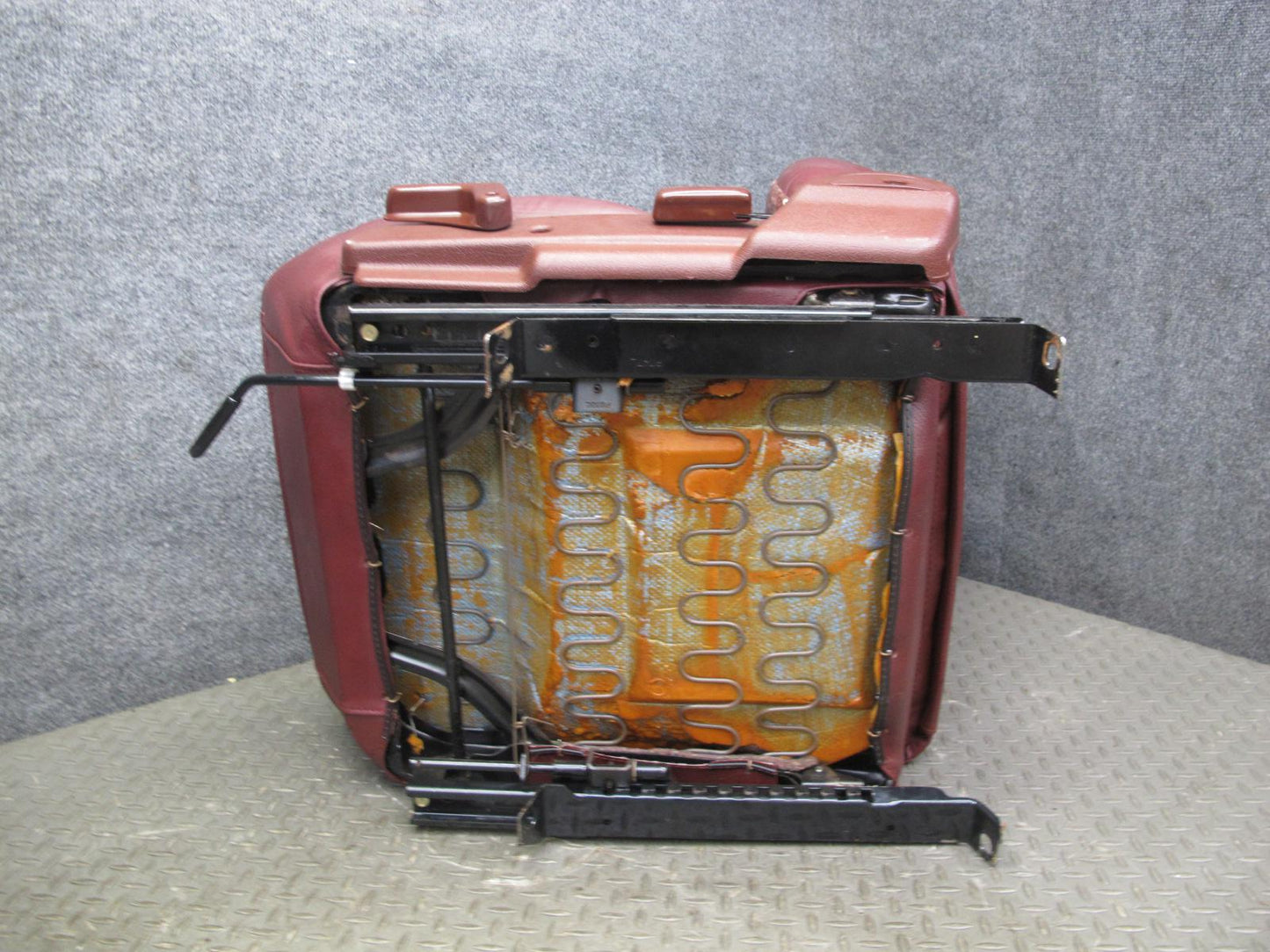 86-88 Mazda RX7 FC3S Coupe Set of 2 Front Left & Right Leather Seat RED OEM