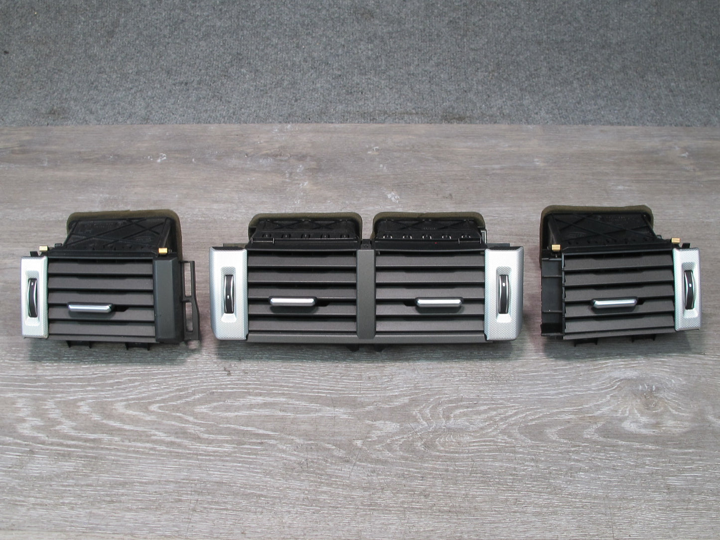 12-19 Range Rover Evoque L538 Dash Front Left Center Right Air Vent Grille Set