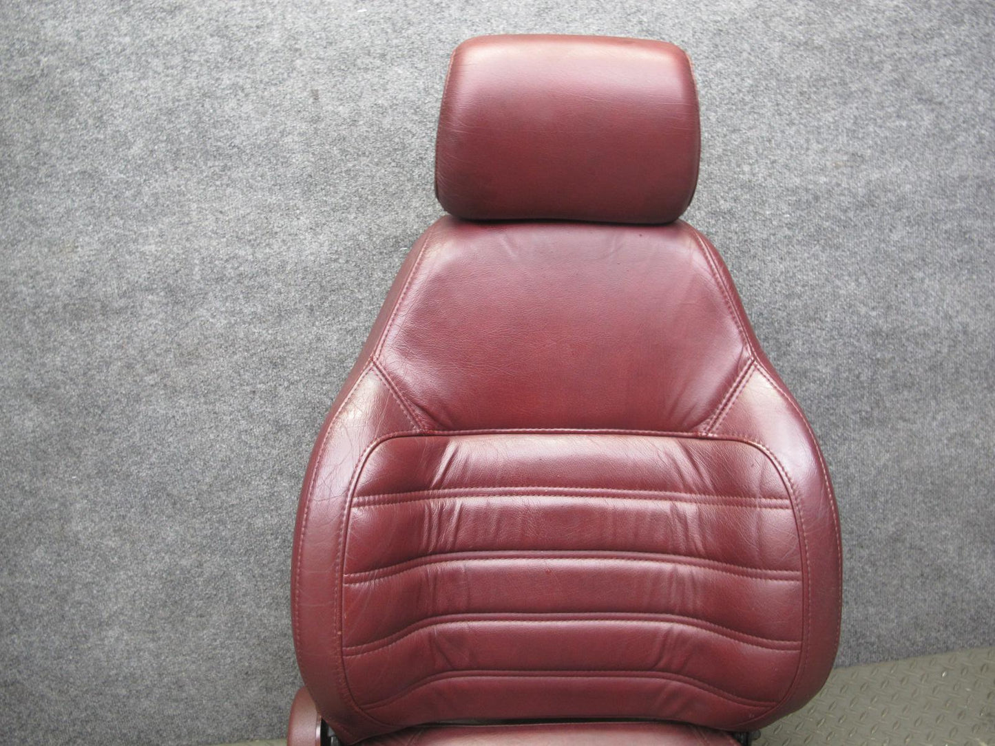 86-88 Mazda RX7 FC3S Coupe Set of 2 Front Left & Right Leather Seat RED OEM
