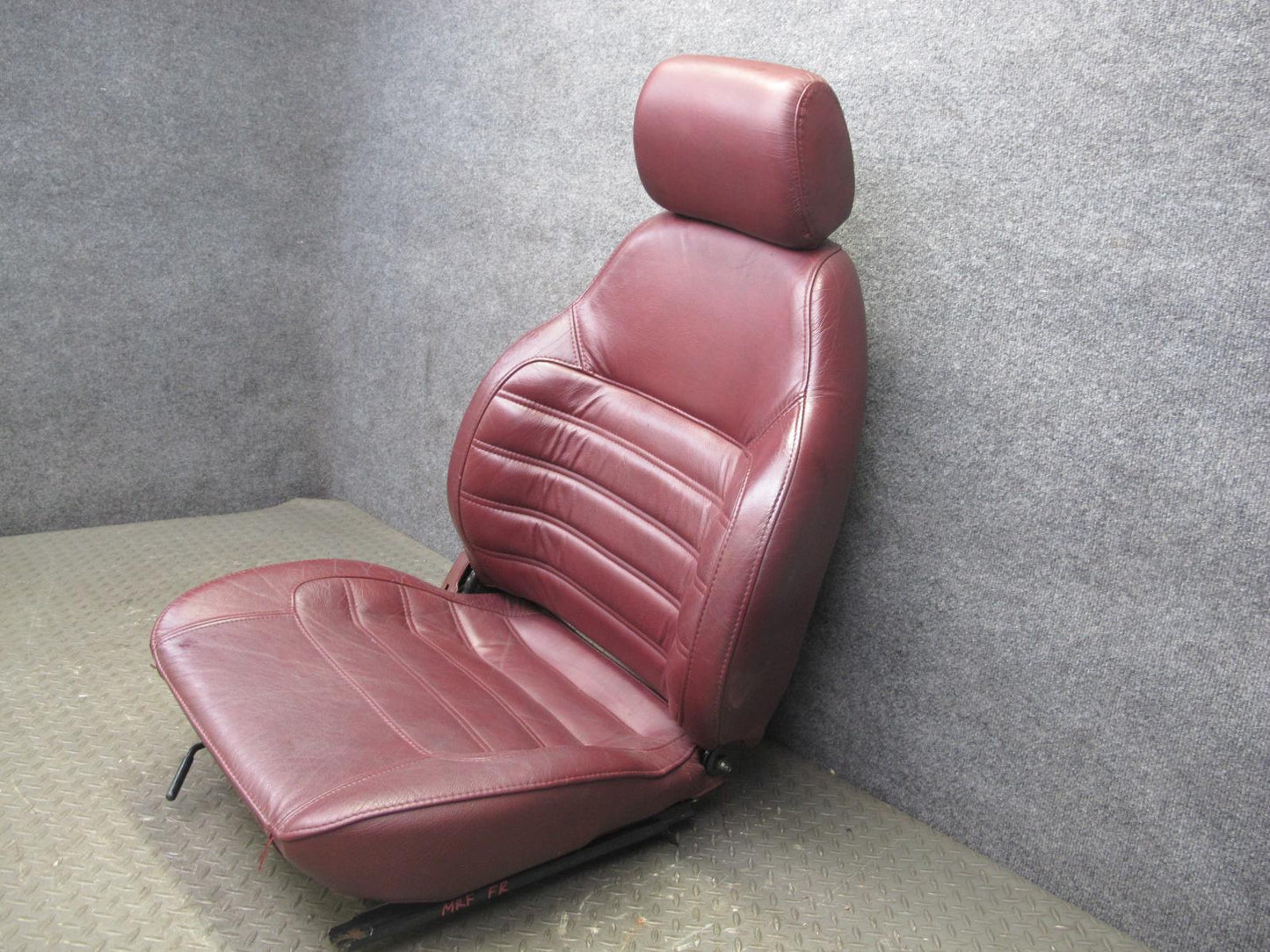 86-88 Mazda RX7 FC3S Coupe Set of 2 Front Left & Right Leather Seat RED OEM