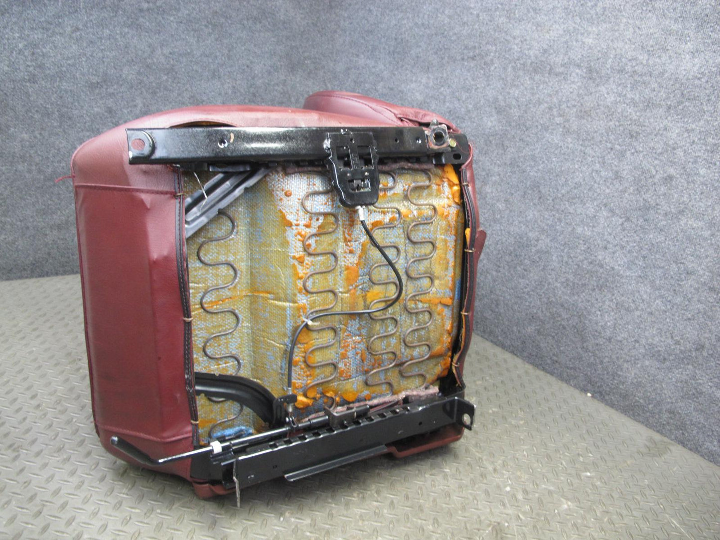 86-88 Mazda RX7 FC3S Coupe Set of 2 Front Left & Right Leather Seat RED OEM