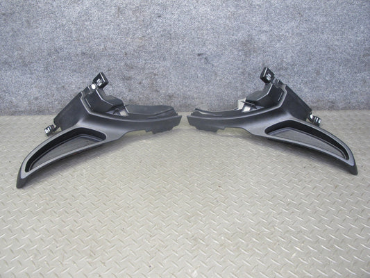 2008-2014 BMW E71 E72 X6 Rear Left & Right Lower C Pillar Storage Trim Panel Set