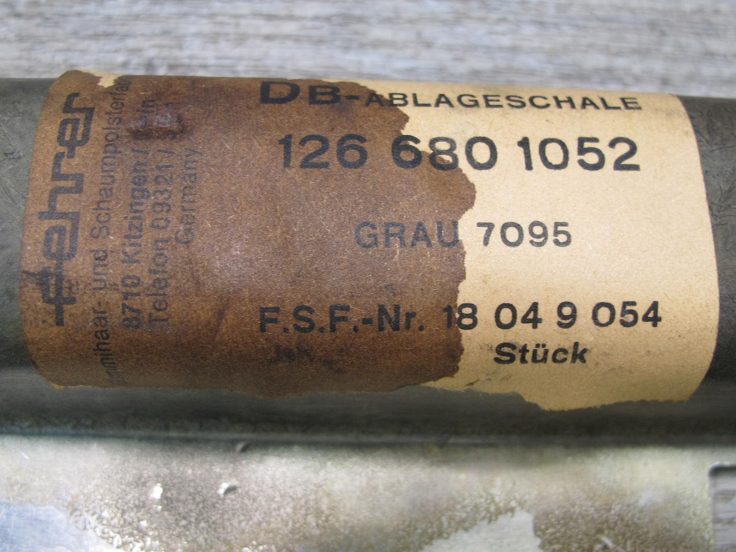 86-91 Mercedes W126 S-class Center Console Trim Cover Panel 1266801052