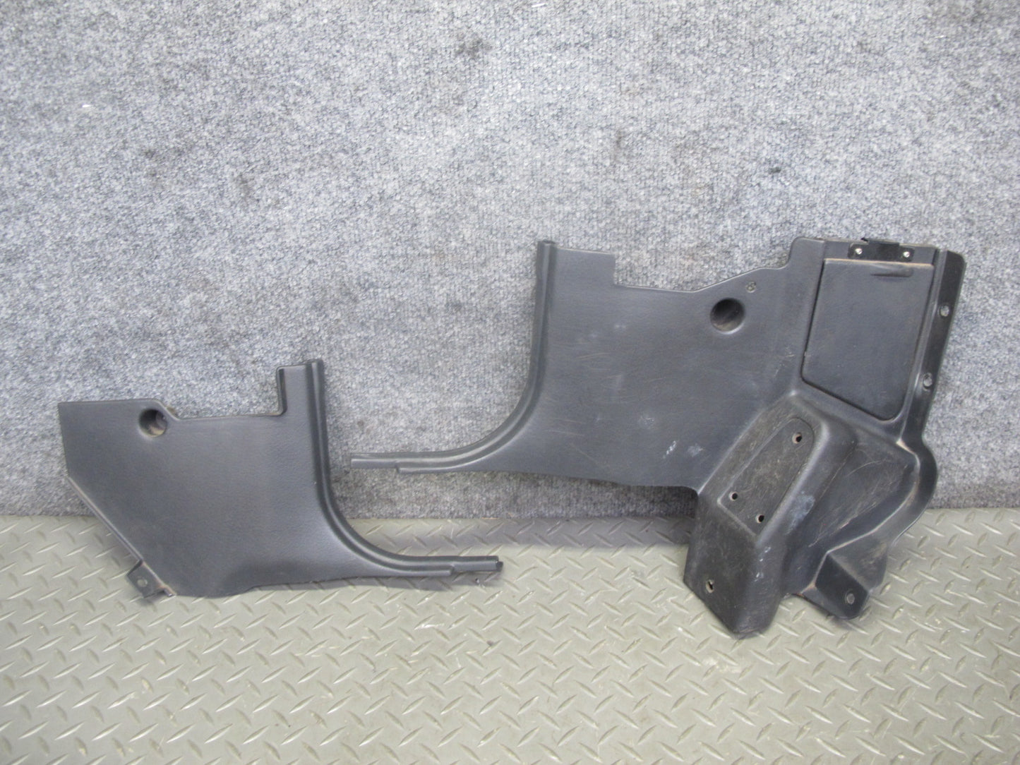 90-96 Nissan Z32 300ZX Set of 2 Front Left & Right Kick Trim Cover Panel OEM