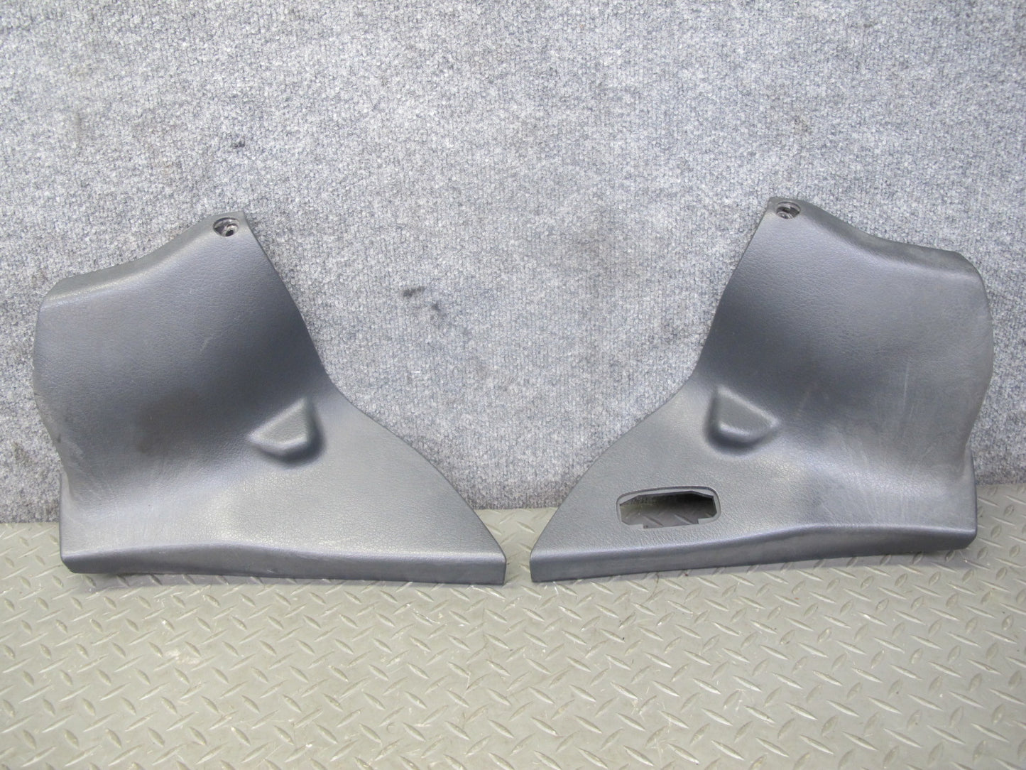 93-96 Nissan Z32 300ZX Convertible Set of 2 Center Pillar Lower Trim Panel OEM