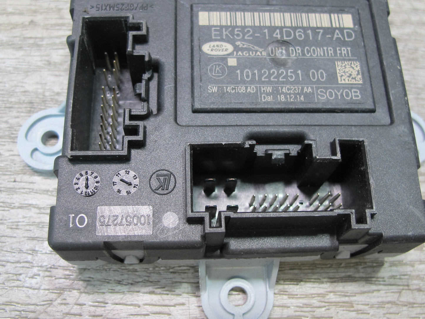 2014-2015 Land Range Rover L405 Front Right Door Control  Module EK52-14D617-AD