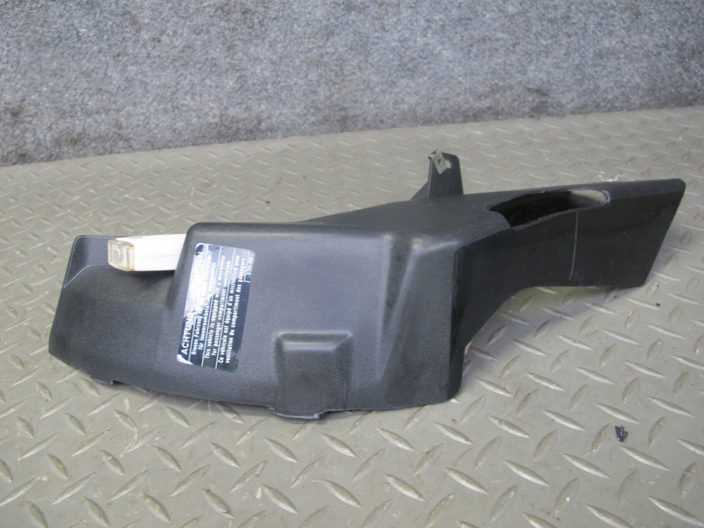 90-95 BMW E34 5-SERIES Set of 2 Right Side Dash Lower Trim Cover Panel Black OEM