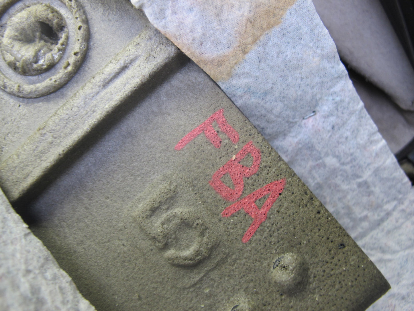 92-95 BMW E34 5-SERIES Center Console Trim Panel w Air Vent & Brake Boot OEM