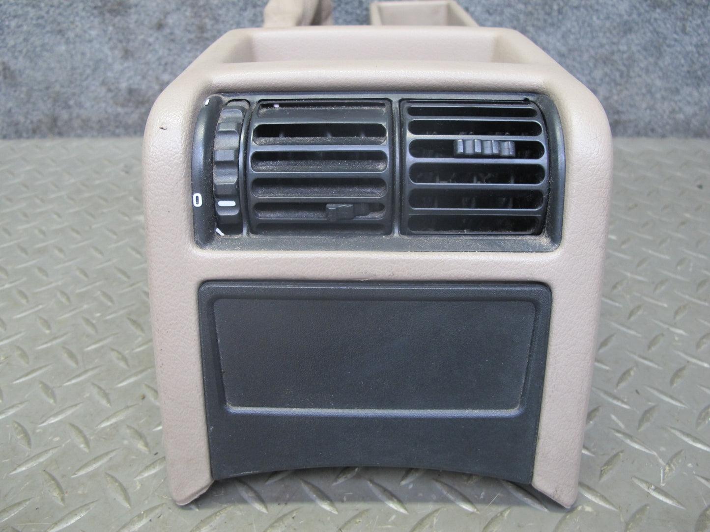 92-95 BMW E34 5-SERIES Center Console Trim Panel w Air Vent & Brake Boot OEM