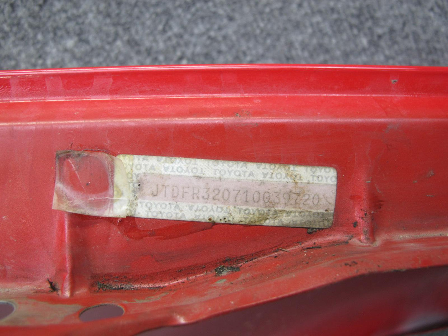 00-05 Toyota MR2 Spyder ZZW30L Front Left Fender Shell Cover Panel OEM