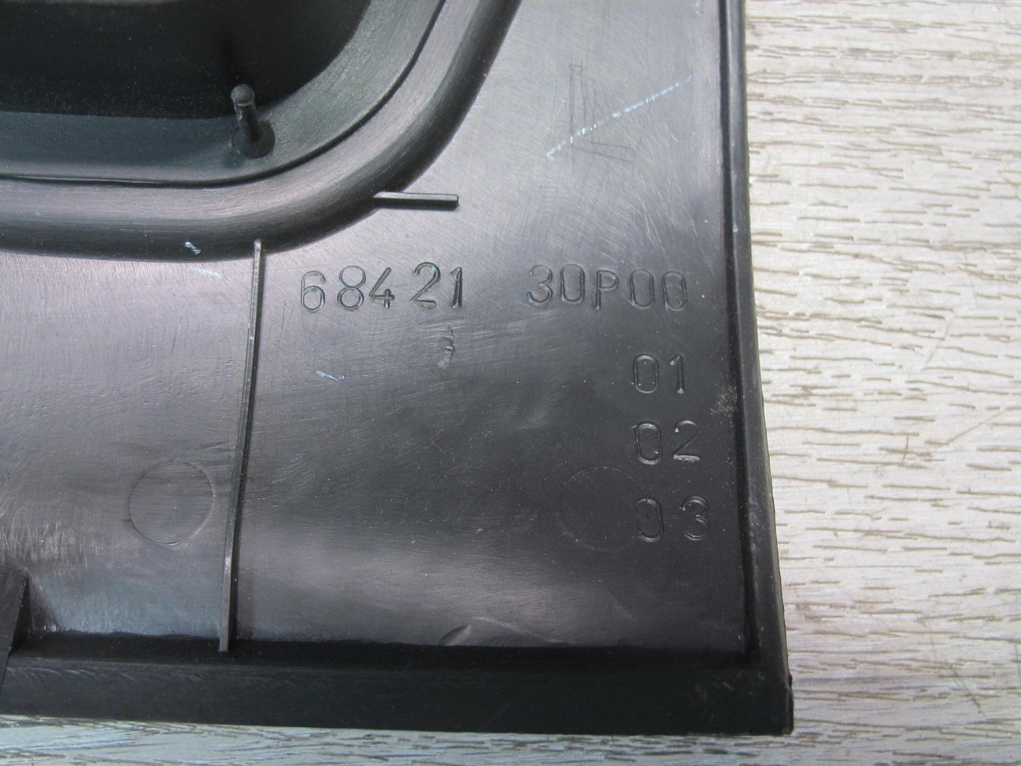 90-96 Nissan Z32 300ZX Set of 2 Dash Left & Right Air Vent END Cap Trim OEM