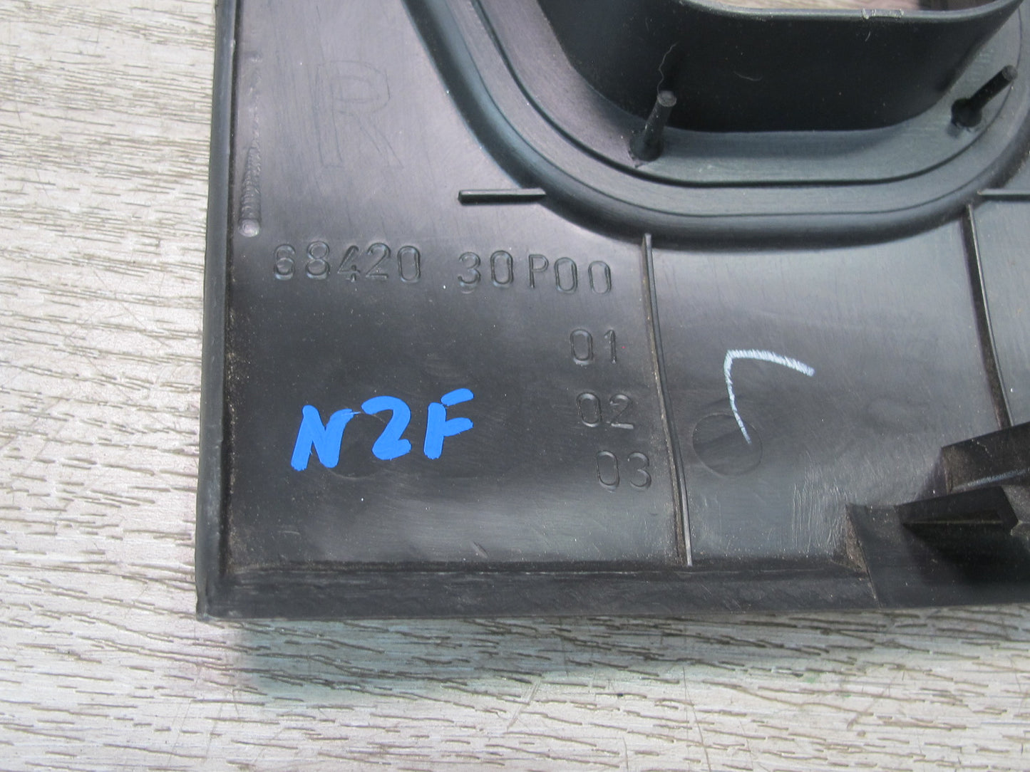 90-96 Nissan Z32 300ZX Set of 2 Dash Left & Right Air Vent END Cap Trim OEM