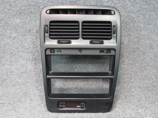 92-96 Nissan Z32 300ZX Dash Center Radio Climate Trim Panel Air Vent w Clock OEM