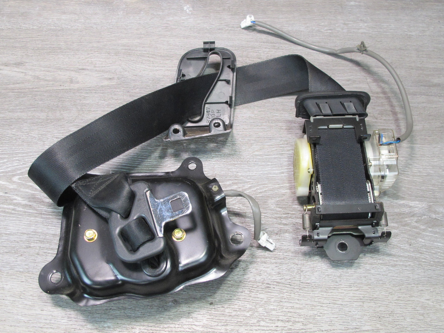 90-96 NISSAN 300ZX Z32 2-SEAT FRONT LEFT & RIGHT SIDE SEATBELT RETRACTOR SET OEM