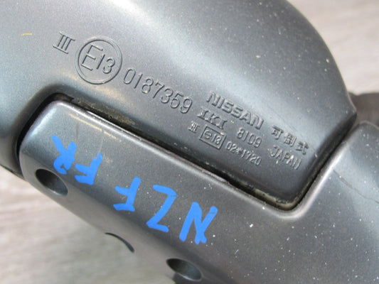 90-96 Nissan Z32 300ZX Coupe Right Door Heated Side View Power Mirror Gray OEM