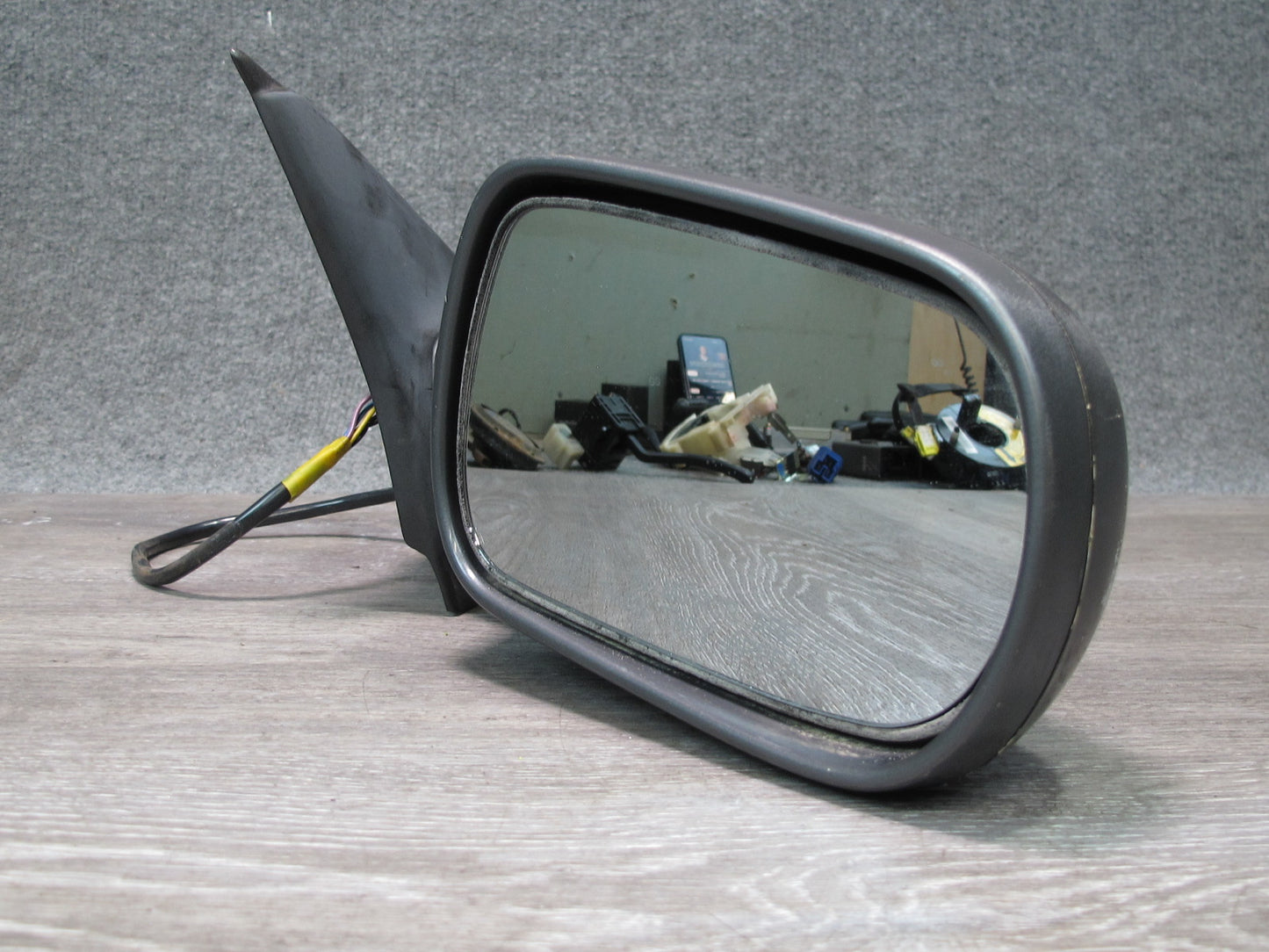 90-96 Nissan Z32 300ZX Coupe Right Door Heated Side View Power Mirror Gray OEM