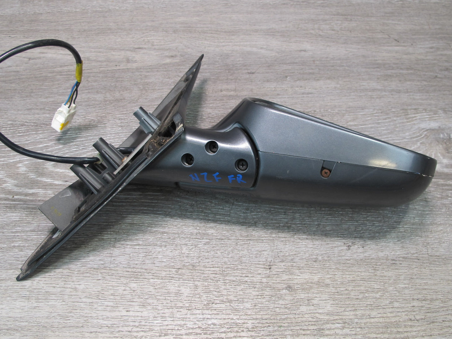 90-96 Nissan Z32 300ZX Coupe Right Door Heated Side View Power Mirror Gray OEM