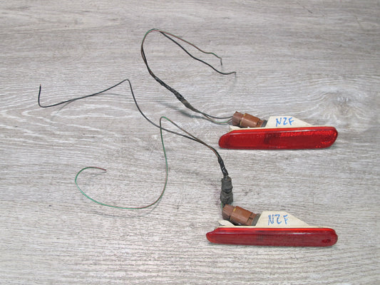 90-96 Nissan Z32 300ZX Set of 2 Rear Bumper Side Marker Light Lamp OEM