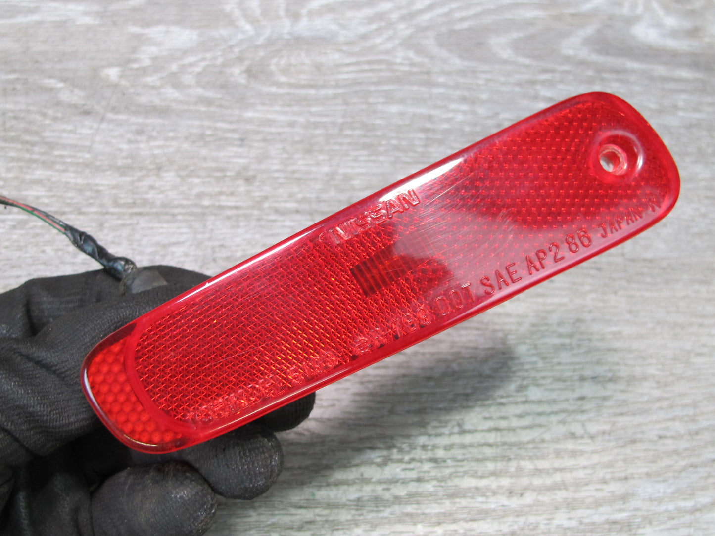 90-96 Nissan Z32 300ZX Set of 2 Rear Bumper Side Marker Light Lamp OEM