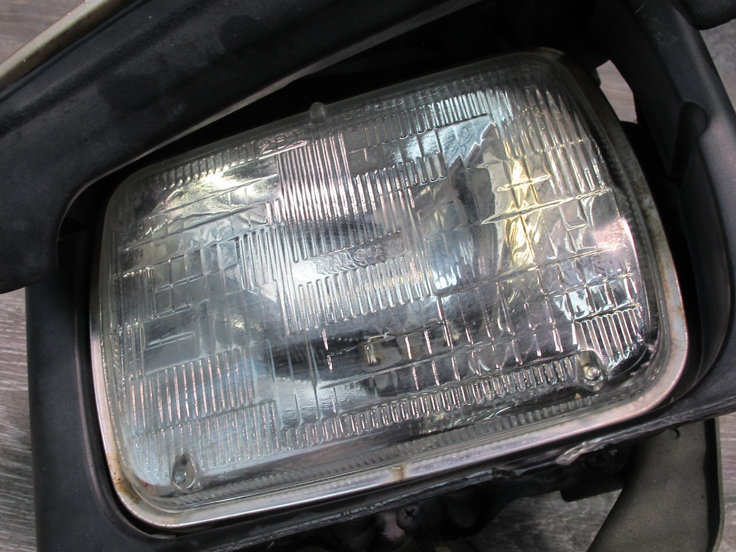 86-91 Mazda RX7 FC3S Right POP UP Headlight Lamp Assembly Satin Gold OEM