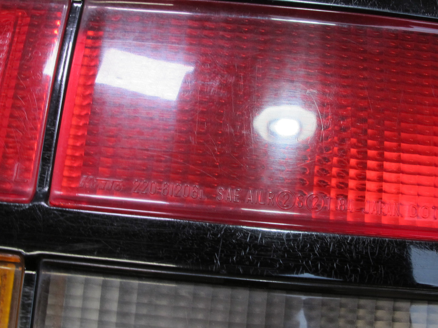 86-88 Mazda RX7 FC3S Coupe Rear Left & Right Tail Light Lamp w License Plate OEM