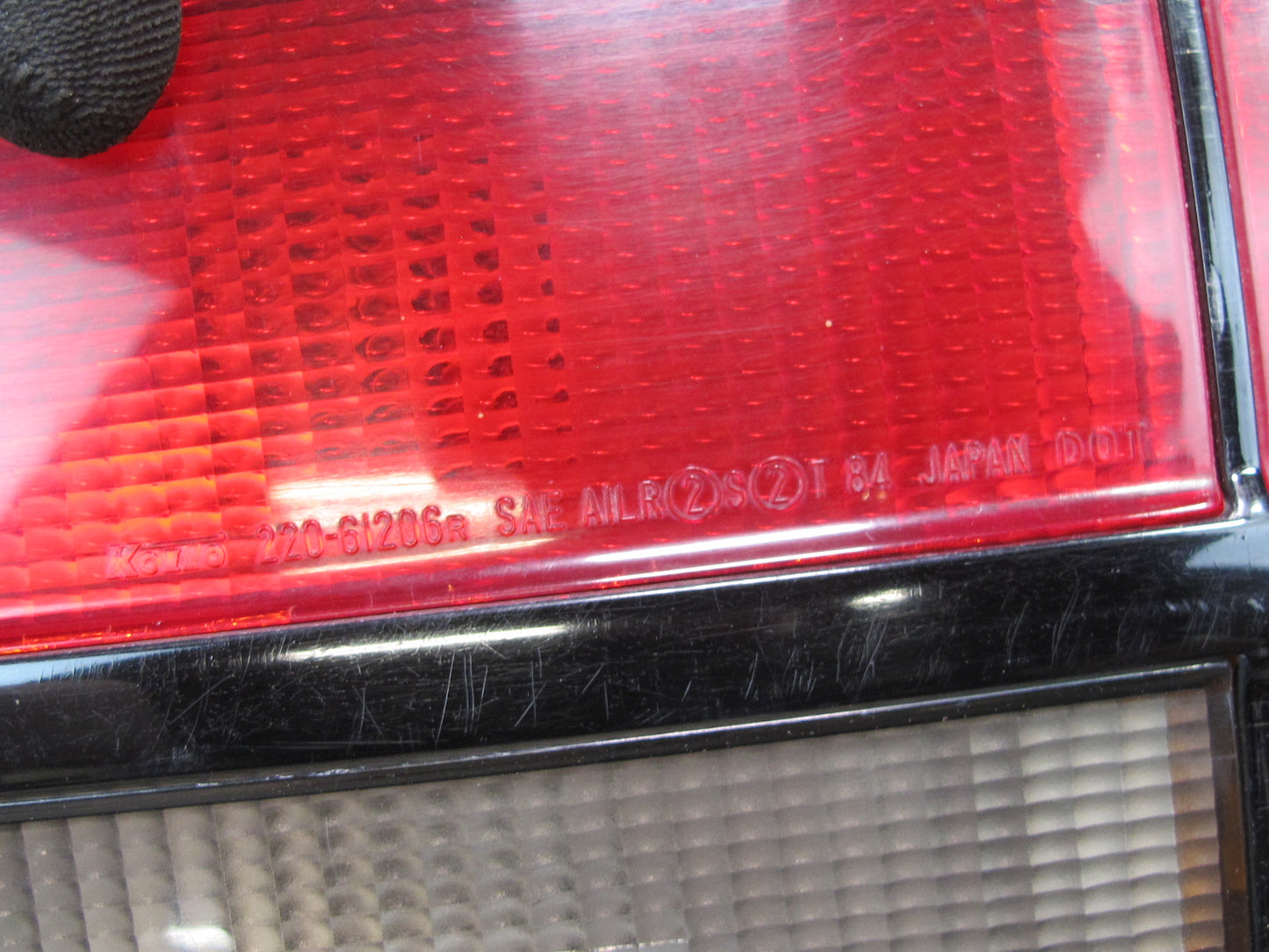 86-88 Mazda RX7 FC3S Coupe Rear Left & Right Tail Light Lamp w License Plate OEM