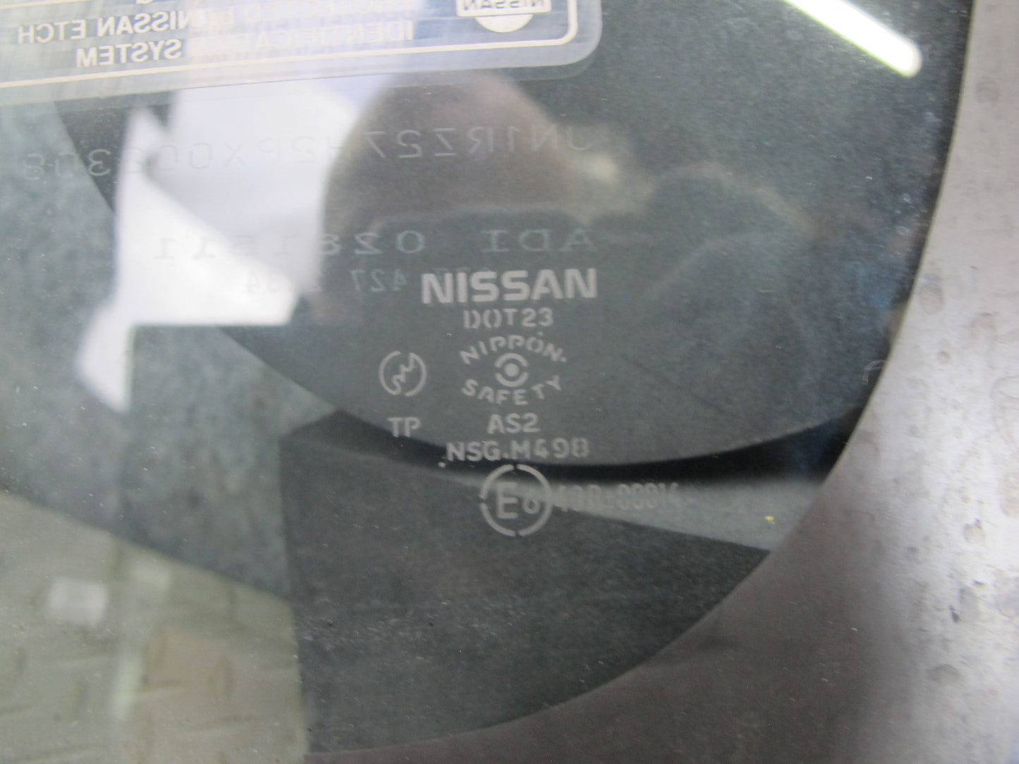 93-95 Nissan Z32 300ZX Convertible Right Passenger Door Glass Window OEM