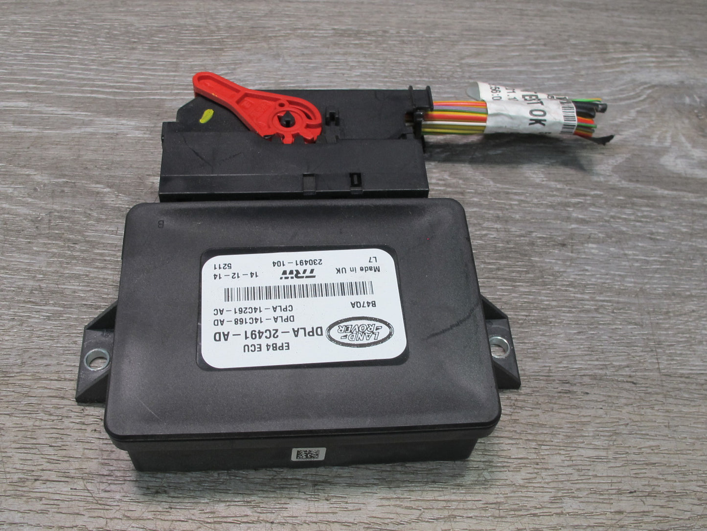 2014-2015 Land Range Rover L405 Electric Parking Brake Control Module