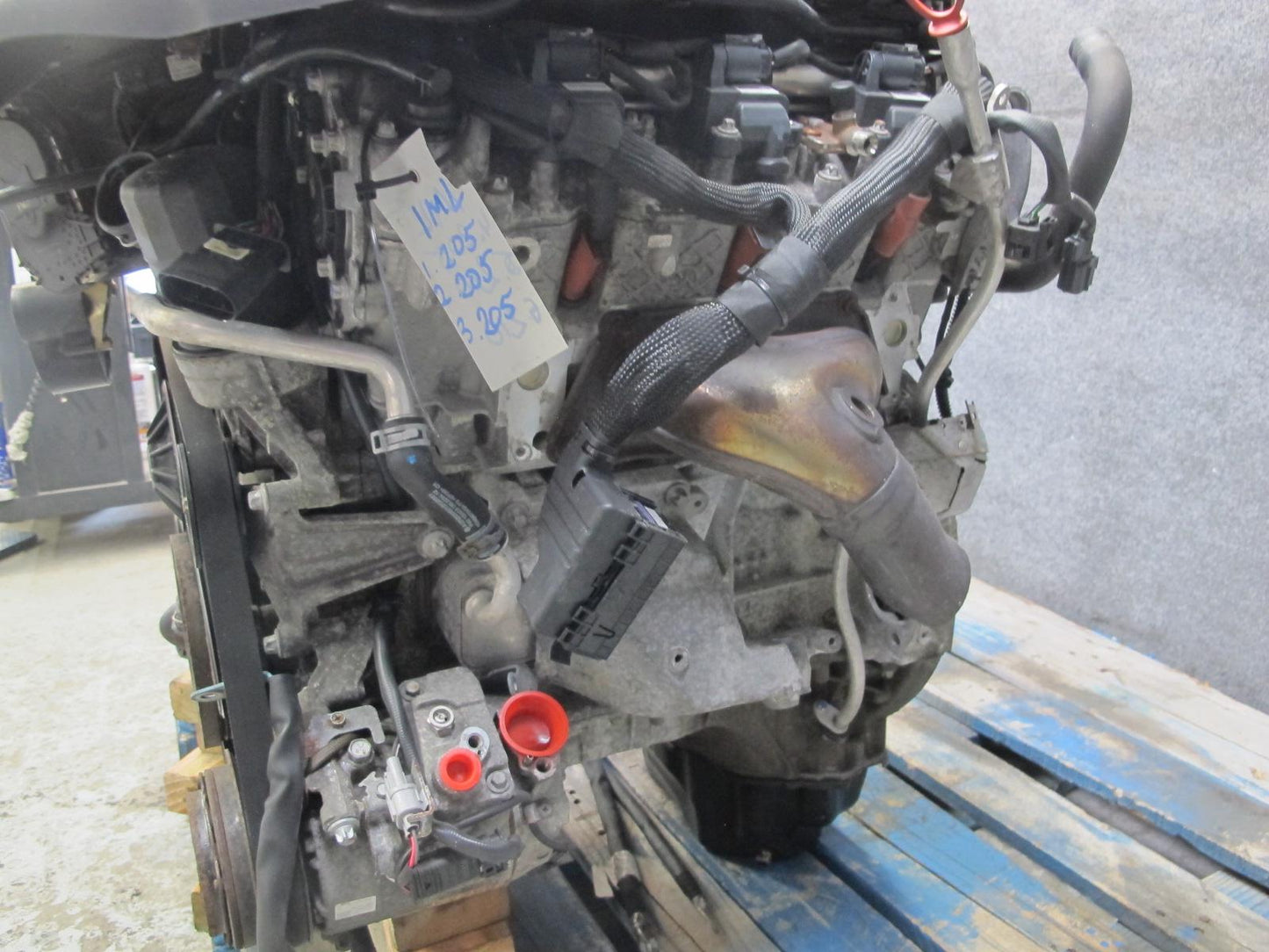 2012 Mercedes W166 ML350 M276 276.955 3.5L Engine Motor Complete OEM