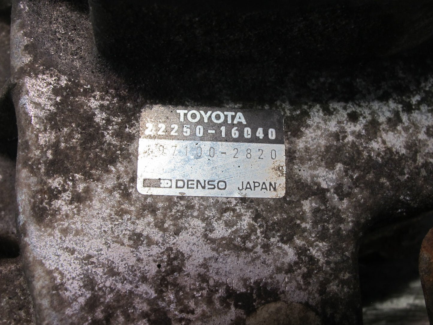 87-89 Toyota MR2 AW15 4AGELC Mass Air Flow Meter MAF Sensor 22250-16040 OEM