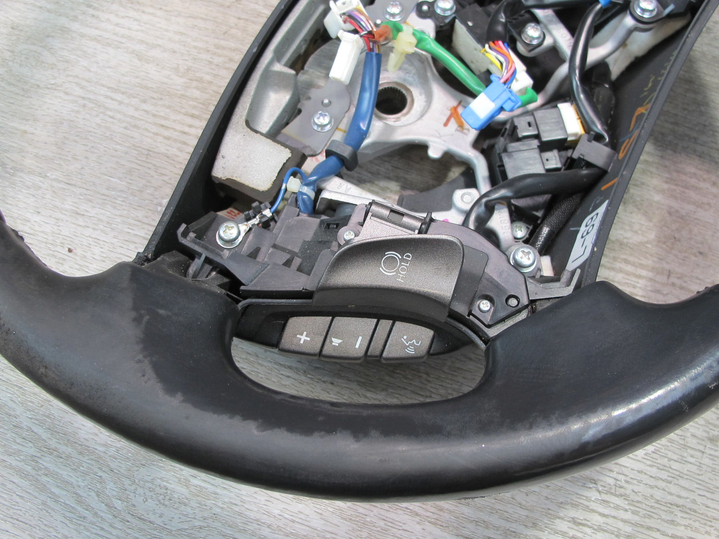 07-09 Lexus UVF46 LS600h LS460 Heated Leather Wood Steering w Controls OEM