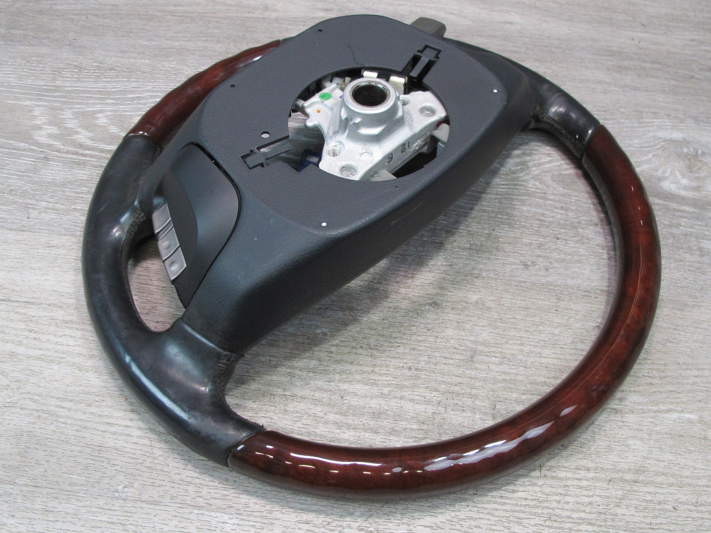 07-09 Lexus UVF46 LS600h LS460 Heated Leather Wood Steering w Controls OEM