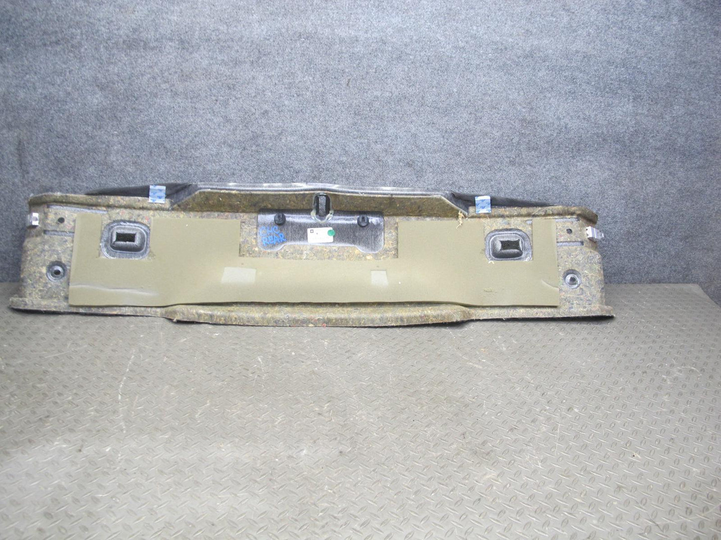 05-13 Chevrolet Corvette C6 Coupe Rear END Carpet Trim Panel 15821064 OEM