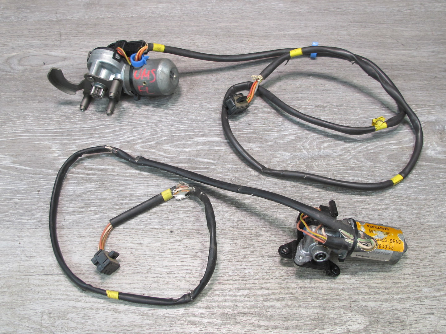 86-91 Mercedes W126 S-class Set of 2 Front Left Seat Adjust Motor OEM