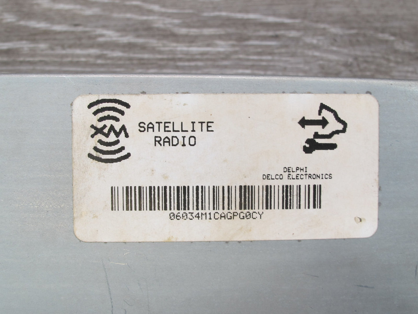 2006-2009 Cadillac XLR Satellite Radio Receiver Module Unit 15217080